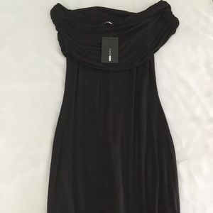 Black Fashion Nova Midi Dress